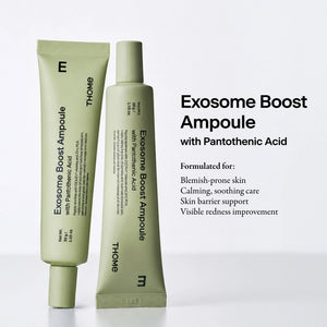 THOME - Exosome Boost Ampoule - Zklidňující ampule s CICA exosomy pro citlivou, problematickou a začervenalou pleť