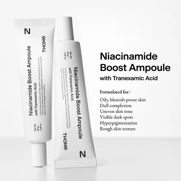 THOME - Niacinamide Boost Ampoule - Rozjasňující gelová ampule pro sjednocení tónu pleti a tmavé skvrny