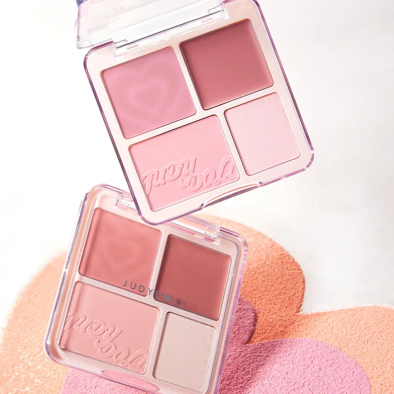 2 in 1 Blush Highlight Palette - Paletka tvářenek a rozjasňovače 9g