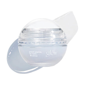 glow - peach peptide lip balm - Hydratační balzám s peptidy