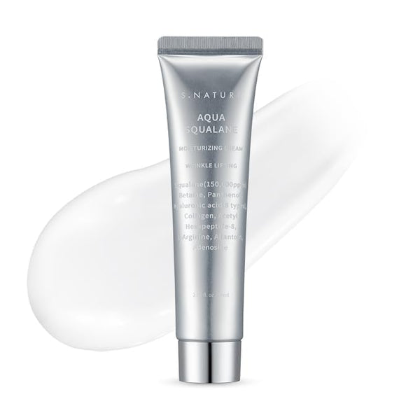 S.NATURE - Aqua Squalane Moisturizing Cream - Lehký hydratační krém se skvalanem 60ml
