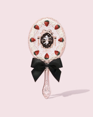 Strawberry Cupid Hand Mirror