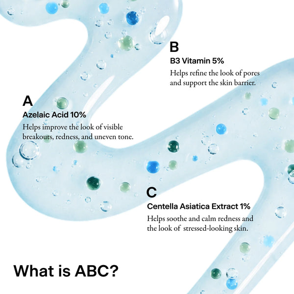 THOME - ABC Triple-Synergy Redness Comfort Serum - Zklidňující sérum s 10% kyselinou azelaovou pro aknózní pleť