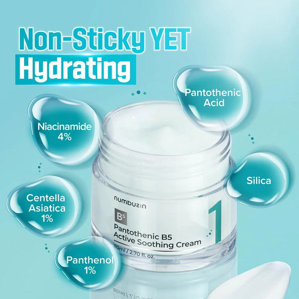 No.1 Pantothenic B5 Active Soothing Cream - Zklidňující a hydratační krém 80ml