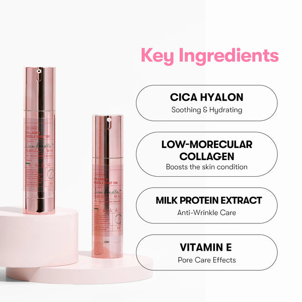 VT Cosmetics - Collagen Reedle Shot 100 - Mikrojehličkový kolagenový booster pro pevnost a elasticitu pleti 50ml