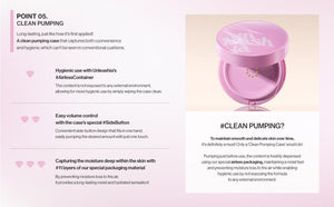 Don't Touch Glass Pink Cushion Cover Package - Pouzdro pro cushion make-up