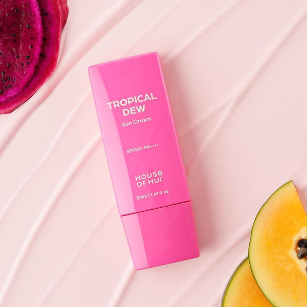 House of Hur - Tropical Dew Sun Cream SPF50+ PA++++ - Lehký hydratační opalovací krém pro suchou pleť