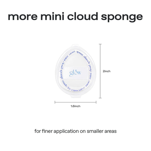 glow - More Mini Cloud Sponge - Mini houbička pro dokonalý base make-up