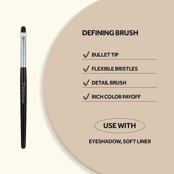 STUDIO17 - Detail Eye Defining Brush 721 - Malý štětec na detailní líčení očí a přesné zvýraznění spodní linky