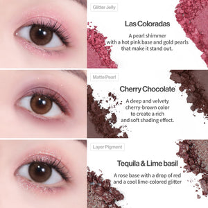 Glitterpedia Eye Palette - Paleta očních stínů