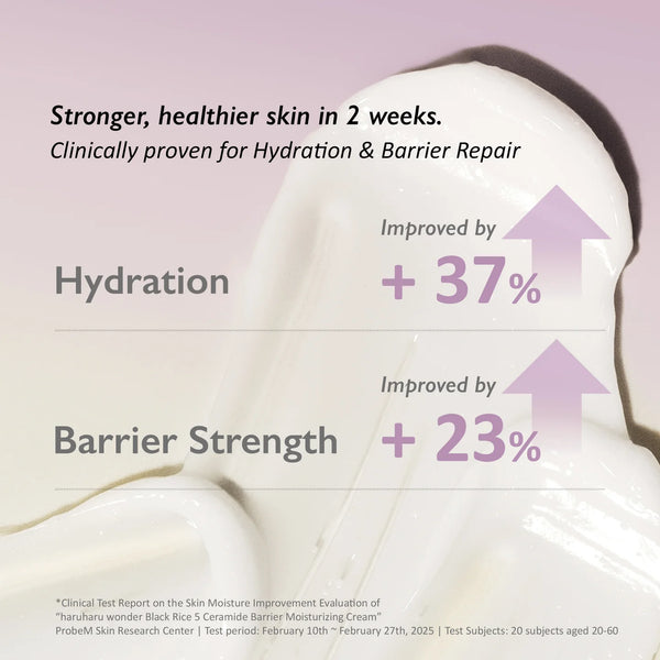 haruharu wonder - Black Rice 5 Ceramide Barrier Moisturizing Cream (Unscented) - Hydratační krém s ceramidy pro obnovu kožní bariéry