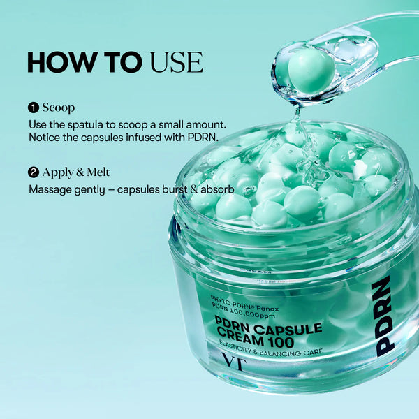 VT Cosmetics - PDRN Cream 100 - Gelový krém s hydratačními a regeneračními účinky 50 ml