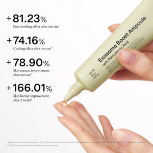 THOME - Exosome Boost Ampoule - Zklidňující ampule s CICA exosomy pro citlivou, problematickou a začervenalou pleť