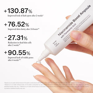 THOME - Niacinamide Boost Ampoule - Rozjasňující gelová ampule pro sjednocení tónu pleti a tmavé skvrny