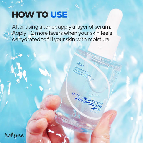 Ultra-Low Molecular Hyaluronic Acid Serum - Intenzivně hydratační sérum s nízkomolekulární kyselinou hyaluronovou 50ml
