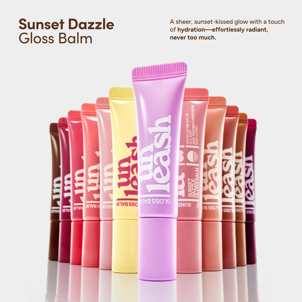 UNLEASHIA - Sunset Dazzle Gloss Balm - Hydratační a tónovaný balzám na rty