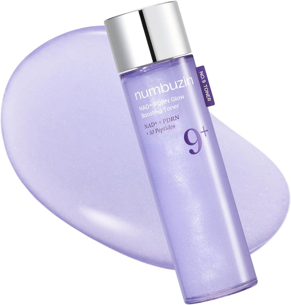 numbuzin - No.9 NAD+ PDRN Glow Boosting Toner - Rozjasňující a zpevňující tonikum 150ml
