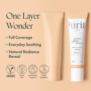 Purito Seoul - Wonder Releaf Centella BB Cream SPF30 PA+++ -  BB krém s vysokým krytím