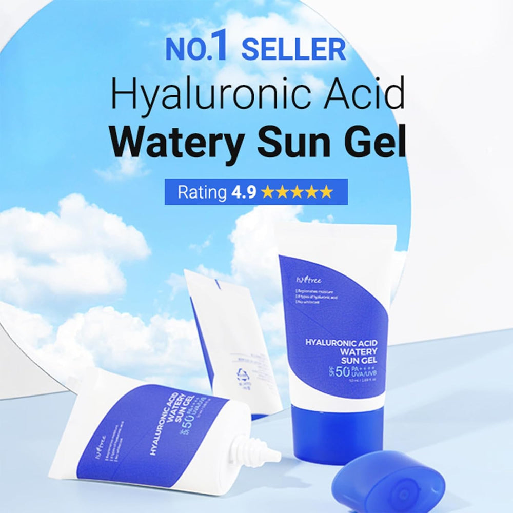 Hyaluronic Acid Watery Sun Gel SPF 50+/PA++++ - Lehký sluneční gelový krém 50ml