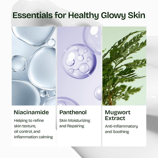 Mugwort Zero Film Moisturizer - Lehký zklidňující krém pro citlivou a problematickou pleť 60ml