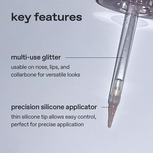 glow - shattered glass glitter - Tekuté metalické třpytky
