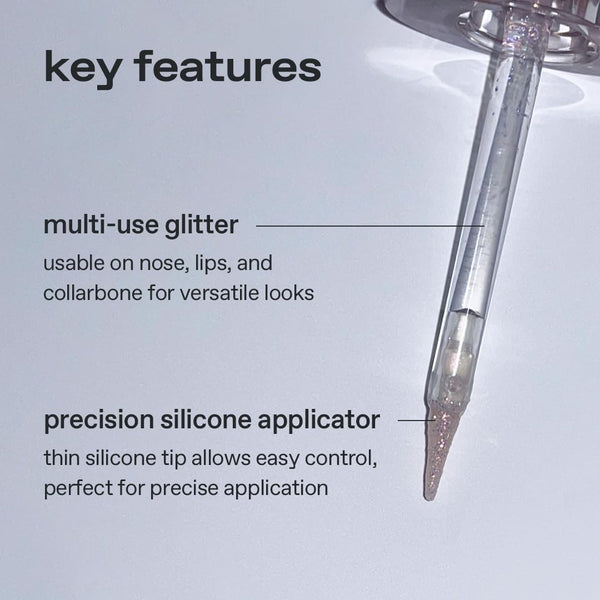 glow - shattered glass glitter - Tekuté metalické třpytky