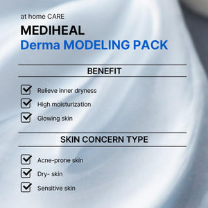 Hyaluronate Moisture Derma Modeling Double Pack – Hydratační alginátová maska s kyselinou hyaluronovou (2ml + 28g)*2