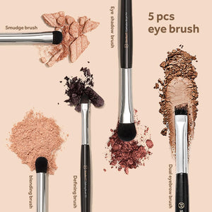 STUDIO17 - Eye Makeup Brush Set - Sada 5 štětců na líčení očí a obočí