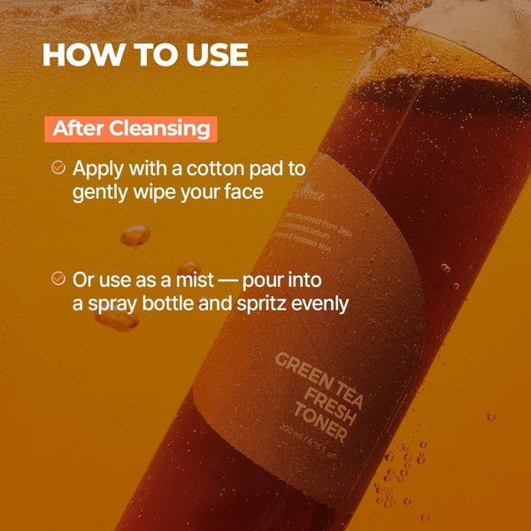 Green Tea Fresh Toner - Zklidňující tonikum se zeleným čajem pro mastnou a problematickou pleť 200ml