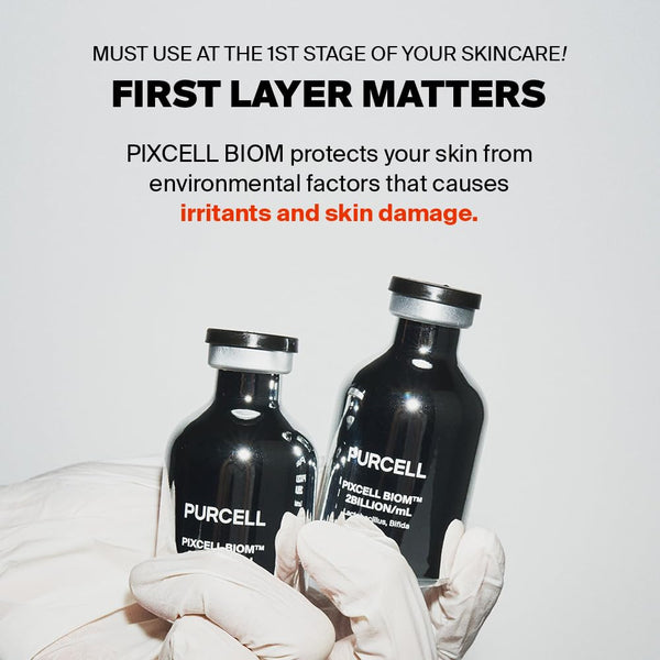 PURCELL - Pixcell Biom 2 Billion/ml Probiotic Essence - Probiotická esence pro posílení kožní bariéry a zklidnění citlivé pleti 30ml