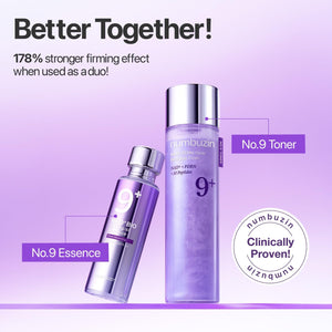 numbuzin - No.9 NAD+ PDRN Glow Boosting Toner - Rozjasňující a zpevňující tonikum 150ml