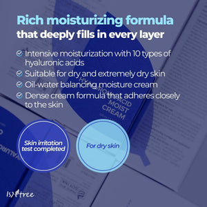 Hyaluronic Acid Moist Cream - Intenzivně hydratační krém 100ml