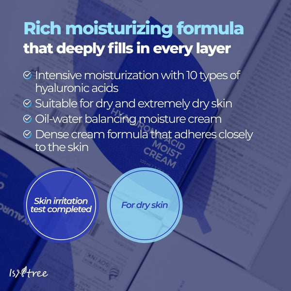Hyaluronic Acid Moist Cream - Intenzivně hydratační krém 100ml