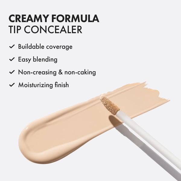 LUNA - Long Lasting Tip Concealer Cover-Fit - Dlouhotrvající tekutý korektor s vysokým krytím