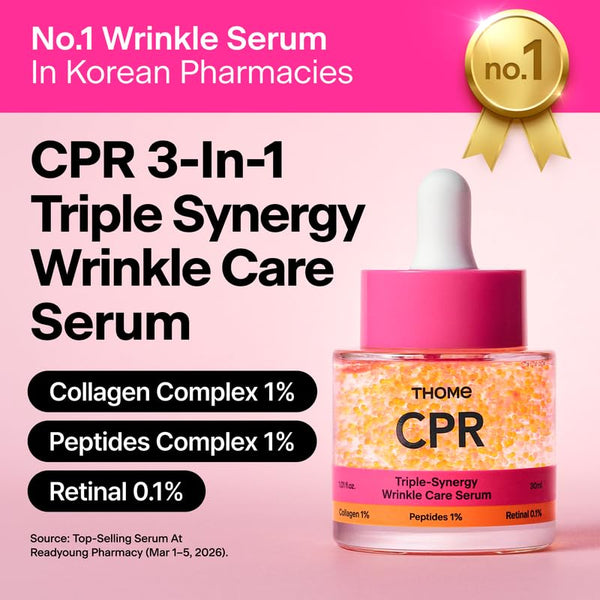 THOME - CPR Triple-Synergy Wrinkle Care Serum - Noční sérum s retinalem, kolagenem a peptidy