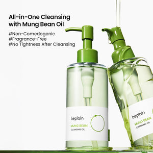 beplain - Mung Bean Cleansing Oil - Jemný odličovací olej s výtažkem z mungo fazolí 200ml