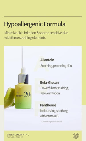 Green Lemon Vitamin C Blemish Serum - Rozjasňující sérum s vitamínem C 20g