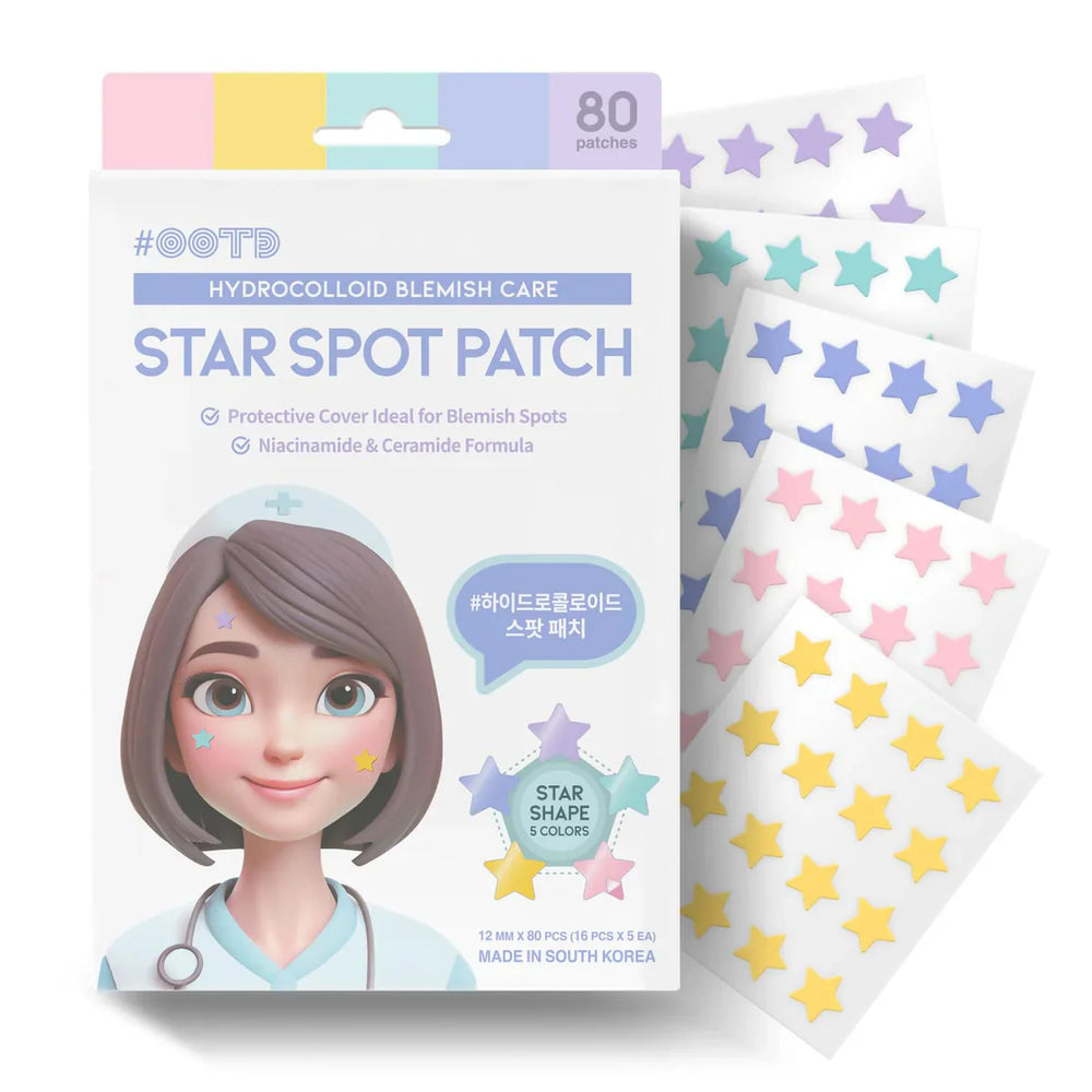 Star Spot Patch - Hvězdičkové hydrokoloidní náplasti 80ks