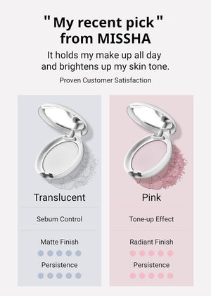MISSHA - Airy Pot Pact - Zmatňující kompaktní pudr pro hladký vzhled