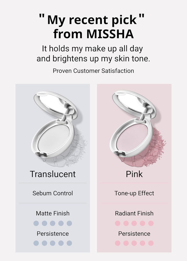 MISSHA - Airy Pot Pact - Zmatňující kompaktní pudr pro hladký vzhled