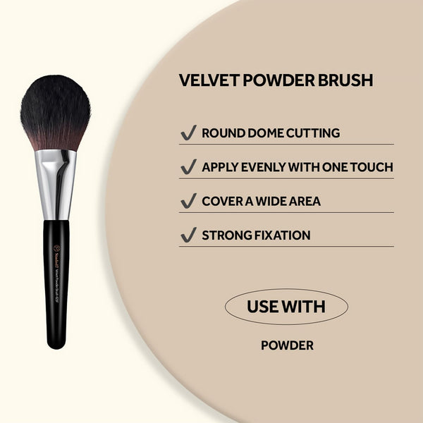 STUDIO17 - Velvet Powder Brush 423 - Velký štětec na pudr