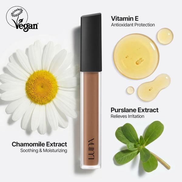 LUNA - Long Lasting Tip Concealer Cover-Fit - Dlouhotrvající tekutý korektor s vysokým krytím