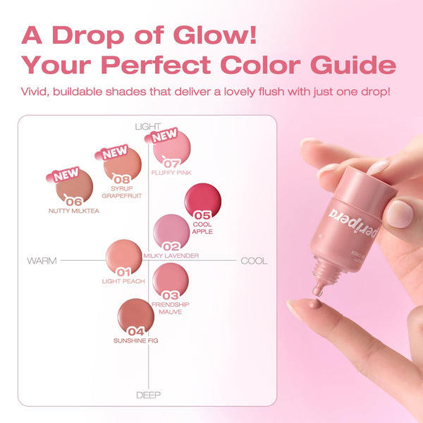 Syrupy Tok Cheek - Tekutá tvářenka s lesklý efektem 9g