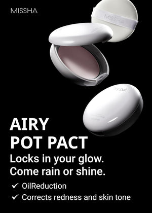 MISSHA - Airy Pot Pact - Zmatňující kompaktní pudr pro hladký vzhled