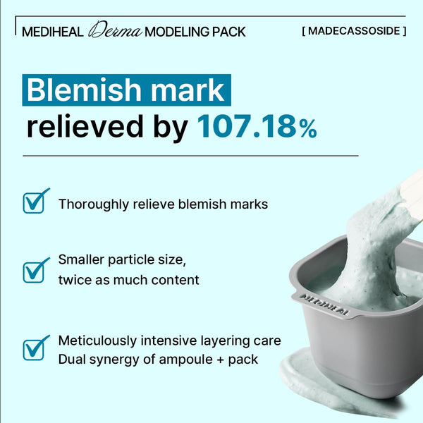 Madecassoside Blemish Derma Modeling Double Pack - Zklidňující a rozjasňující alginátová maska (2ml + 28g)*2