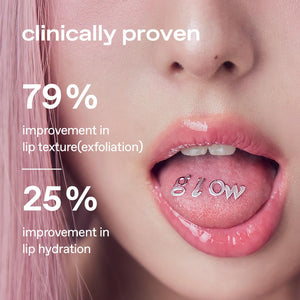 glow - peach peptide lip balm - Hydratační balzám s peptidy