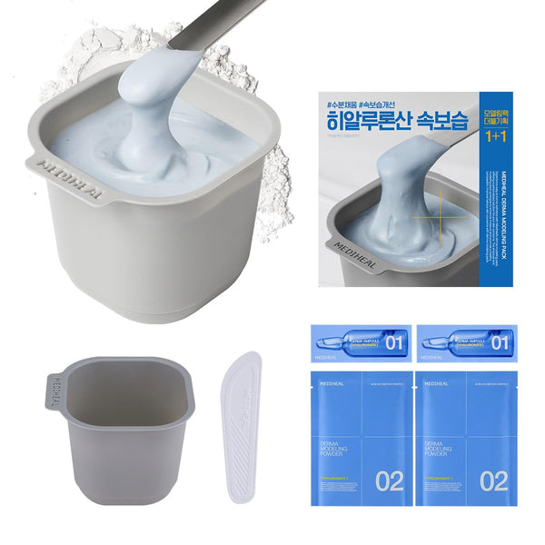 Hyaluronate Moisture Derma Modeling Double Pack – Hydratační alginátová maska s kyselinou hyaluronovou (2ml + 28g)*2