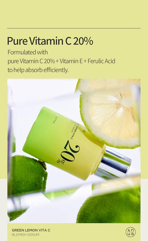 Green Lemon Vitamin C Blemish Serum - Rozjasňující sérum s vitamínem C 20g