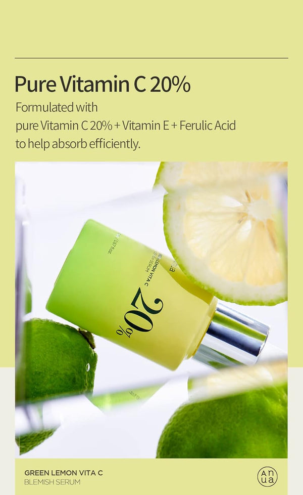 Green Lemon Vitamin C Blemish Serum - Rozjasňující sérum s vitamínem C 20g