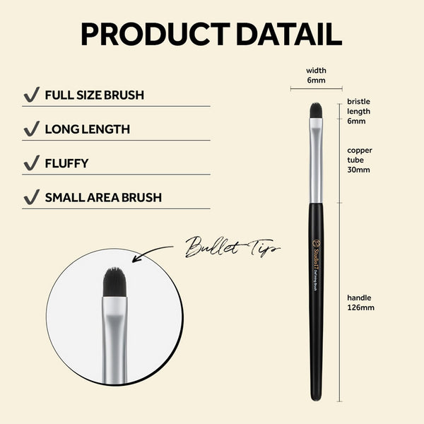 STUDIO17 - Detail Eye Defining Brush 721 - Malý štětec na detailní líčení očí a přesné zvýraznění spodní linky